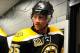 BOSTON, MA - MARCH 4: Milan Lucic #17 and Johnny Boychuk #55 of the Boston Bruins walk to the locker room after warm ups before the game against the Florida Panthers at the TD Garden on March 4, 2014 in Boston, Massachusetts. (Photo by Steve Babineau/NHLI via Getty Images)