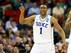 RALEIGH, NC - MARCH 21: Jabari Parker #1 of the Duke Blue Devils reacts in the second half against the Mercer Bears in the second round of the 2014 NCAA Men's Basketball Tournament at PNC Arena on March 21, 2014 in Raleigh, North Carolina. (Photo by Streeter Lecka/Getty Images)