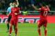 STOCKHOLM, SWEDEN - NOVEMBER 19: Cristiano Ronaldo (L) of Portugal celebrate with team mate Nani after winning the FIFA 2014 World Cup Qualifier Play-off Second Leg match between Sweden and Portugal at Friends Arena on November 19, 2013 in Stockholm, Sweden. (Photo by Martin Rose/Getty Images,)
