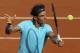 Spain's Rafael Nadal volleys the ball to Serbia's Novak Djokovic during their final match of the French Open tennis tournament at the Roland Garros stadium, in Paris, France, Sunday, June 8, 2014. (AP Photo/Thibault Camus)