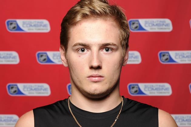 TORONTO, CANADA - MAY 29: Ivan Barbashev poses for a head shot prior to testing at the NHL Combine May 29, 2014 at the Westin Bristol in Toronto, Ontario, Canada. (Photo by Graig Abel/NHLI via Getty Images)