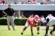 Apr 12, 2014; Athens, GA, USA; Georgia Bulldogs head coach Mark Richt watches his team from the field during the first half of the Georgia Spring Game at Sanford Stadium. Mandatory Credit: Dale Zanine-USA TODAY Sports
