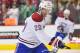 March 6, 2014; Glendale, AZ, USA; Montreal Canadiens left wing Thomas Vanek (20) before playing against the Phoenix Coyotes at Jobing.com Arena. Mandatory Credit: Gary A. Vasquez-USA TODAY Sports