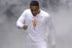 LAS VEGAS, NV - MARCH 13: Jahii Carson #1 of the Arizona State Sun Devils is introduced during a quarterfinal game of the Pac-12 Basketball Tournament against the Stanford Cardinal at the MGM Grand Garden Arena on March 13, 2014 in Las Vegas, Nevada. Stanford won 79-58. (Photo by Ethan Miller/Getty Images)