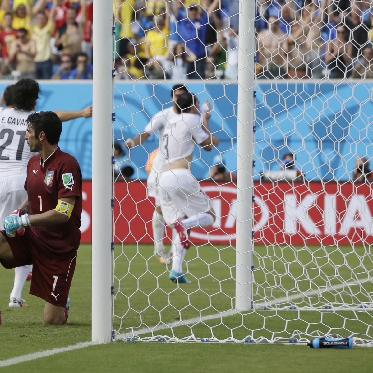 Italy vs. Uruguay Highlights from Group D Match News, Scores