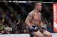 James Te Huna, of Penrith Australia, reacts, after losing by technical knockout in the first round against Glover Teixeira during a UFC 160 mixed martial arts light heavyweight bout, Saturday, May 25, 2013, in Las Vegas. Te Huna was held in a head and arm choke by Teixeira. (AP Photo/Julie Jacobson)