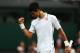 LONDON, ENGLAND - JUNE 25: Novak Djokovic of Serbia celebrates during his Gentlemen's Singles second round match against Radek Stepanek of Czech Republic on day three of the Wimbledon Lawn Tennis Championships at the All England Lawn Tennis and Croquet Club at Wimbledon on June 25, 2014 in London, England. (Photo by Steve Bardens/Getty Images)