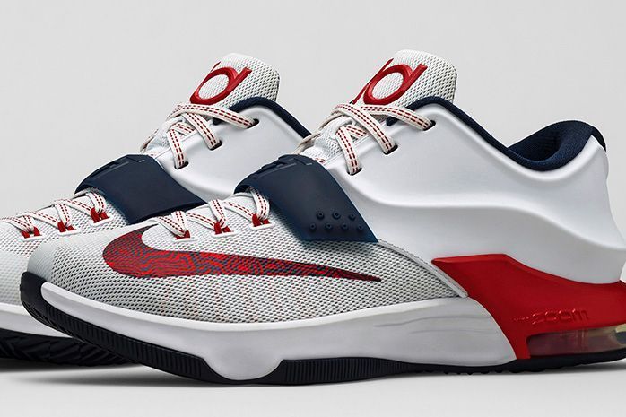 Regreso violinista Gastos de envío Nike to Release New Red, White and Blue 'July 4th' Edition KD7 Shoes |  News, Scores, Highlights, Stats, and Rumors | Bleacher Report