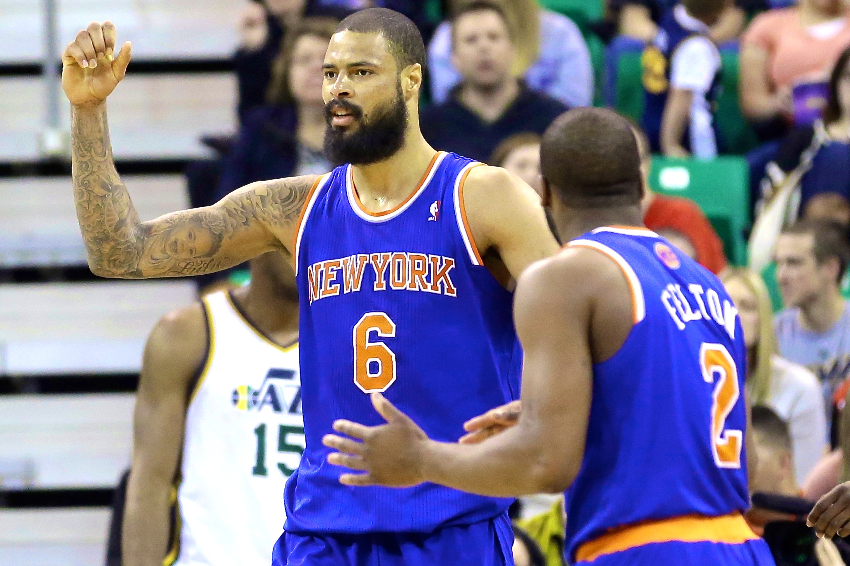 The Knicks are trading Tyson Chandler and Raymond Felton to the Mavericks -  Posting and Toasting