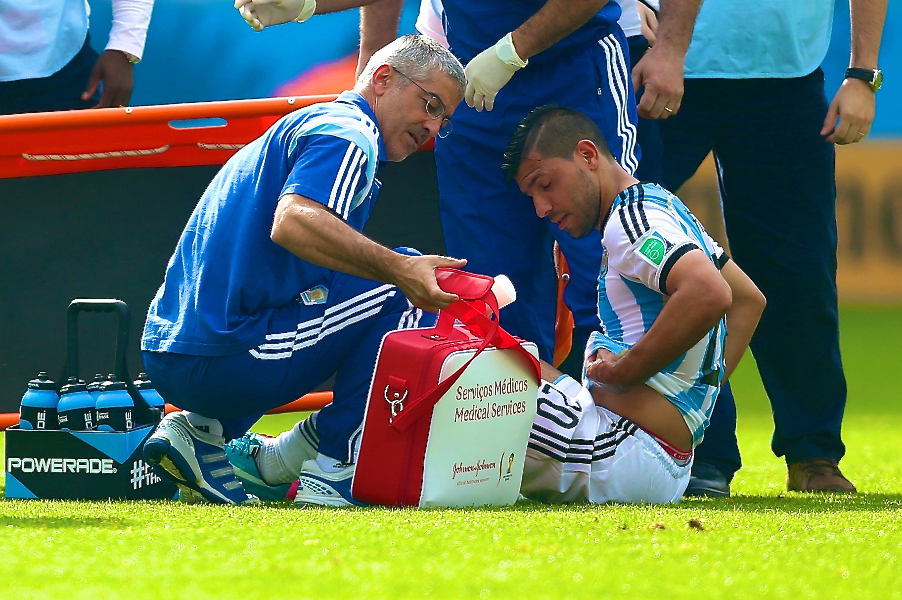 World Cup 2014: Argentina's Sergio Agüero to miss Swiss match with injury, Sergio Agüero