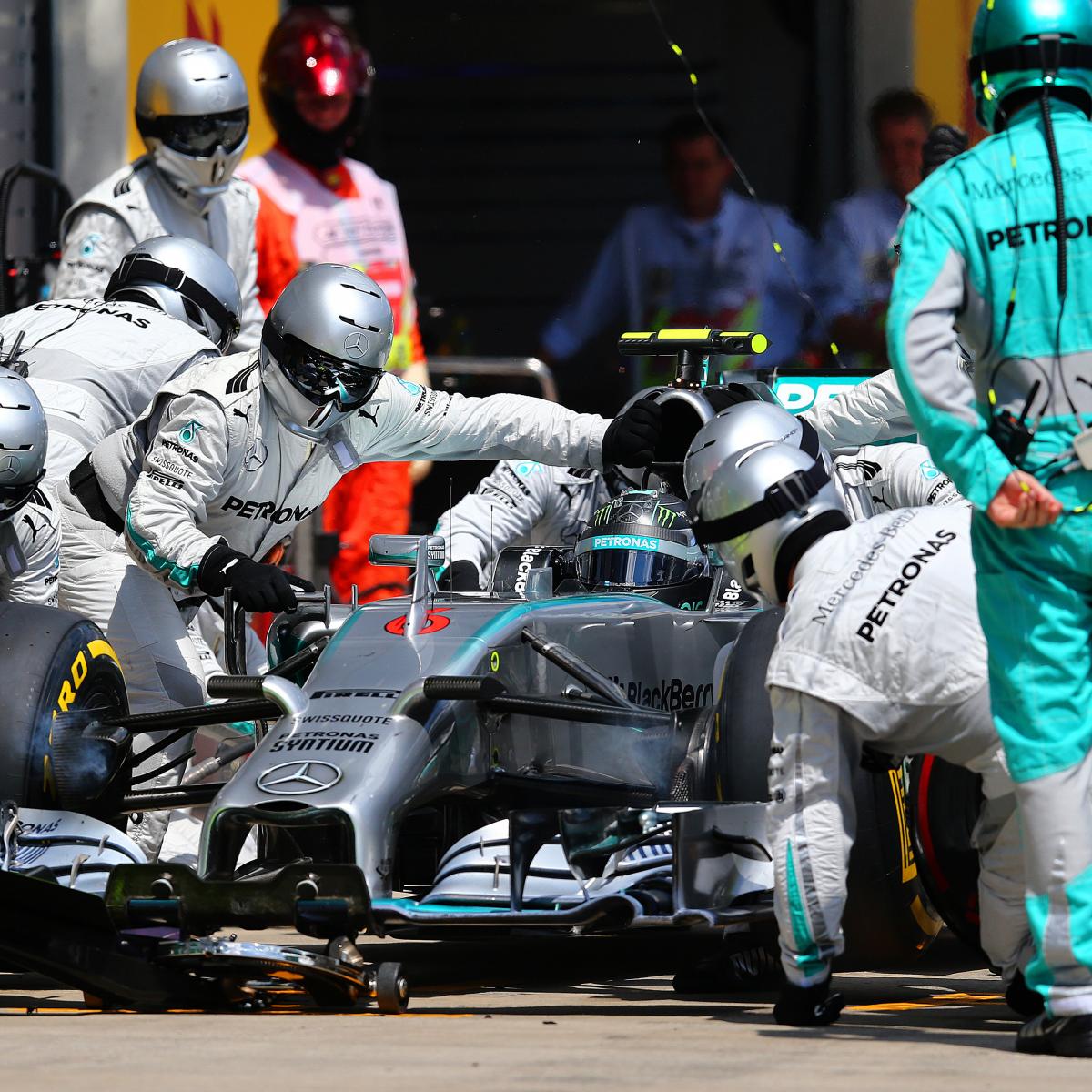 F1 Data Analysis Nico Rosberg Has Edge On Lewis Hamilton In Mercedes Pit Stops Bleacher Report Latest News Videos And Highlights