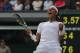Rafael Nadal of Spain celebrates as he defeated Lukas Rosol of Czech Republic in their men's singles match on Centre Court at the All England Lawn Tennis Championships in Wimbledon, London, Thursday, June 26, 2014. (AP Photo/Pavel Golovkin)
