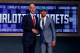 NEW YORK, NY - JUNE 26: Shabazz Napier of Connecticut (R) shakes hands with NBA Commissioner Adam Silver after being drafted with the #24 overall pick by the Charlotte Hornets during the 2014 NBA Draft at Barclays Center on June 26, 2014 in the Brooklyn borough of New York City. NOTE TO USER: User expressly acknowledges and agrees that, by downloading and/or using this Photograph, user is consenting to the terms and conditions of the Getty Images License Agreement. (Photo by Mike Stobe/Getty Images)