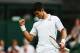 LONDON, ENGLAND - JUNE 25: Novak Djokovic of Serbia celebrates during his Gentlemen's Singles second round match against Radek Stepanek of Czech Republic on day three of the Wimbledon Lawn Tennis Championships at the All England Lawn Tennis and Croquet Club at Wimbledon on June 25, 2014 in London, England. (Photo by Steve Bardens/Getty Images)