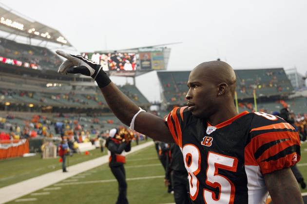 CINCINNATI - DECEMBER 09: Chad Johnson# 85 of the Cincinnati Bengals celebrates after the game against the St. Louis Rams at Paul Brown Stadium on December 9, 2007 in Cincinnati, Ohio. Cincinnati defeated St. Louis 19-10. (Photo by Kevin C. Cox/Getty Images)