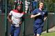 SAO PAULO, BRAZIL - JUNE 27: Jozy Altidore of the United States jogs around the pitch during training at Sao Paulo FC on June 27, 2014 in Sao Paulo, Brazil. (Photo by Kevin C. Cox/Getty Images)