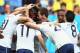 BRASILIA, BRAZIL - JUNE 30: Paul Pogba of France celebrates scoring his team's first goal with teammates during the 2014 FIFA World Cup Brazil Round of 16 match between France and Nigeria at Estadio Nacional on June 30, 2014 in Brasilia, Brazil. (Photo by Paul Gilham/Getty Images)