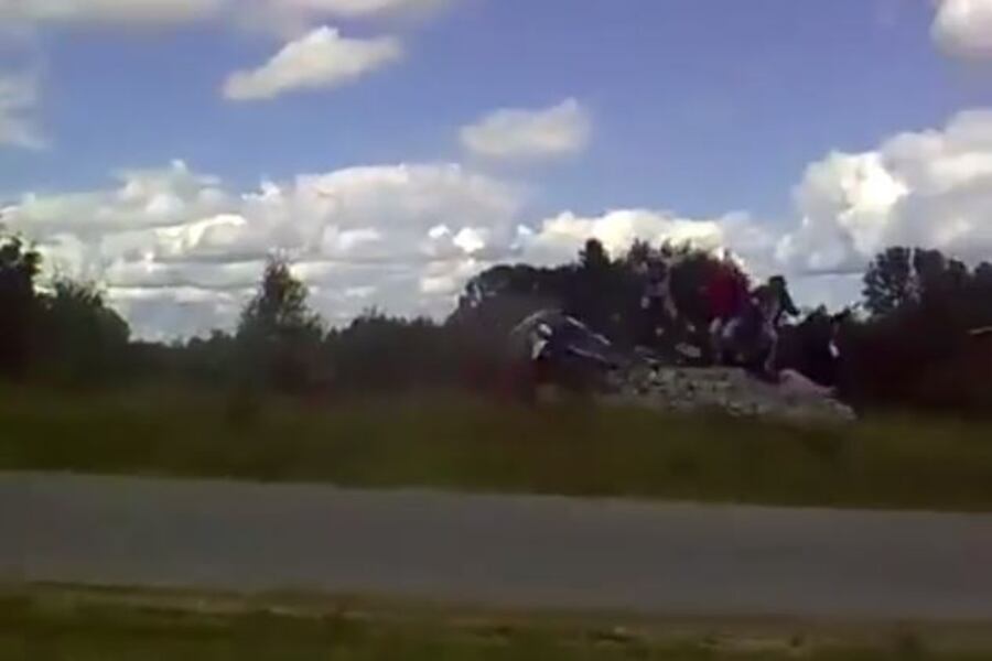 Rally Car In Poland Slams Into Rubble And Narrowly Misses Spectators Bleacher Report Latest News Videos And Highlights Contains not only news, new news, views, opinion, politics, entertainment, sports, life style, travel, health and others. rally car in poland slams into rubble