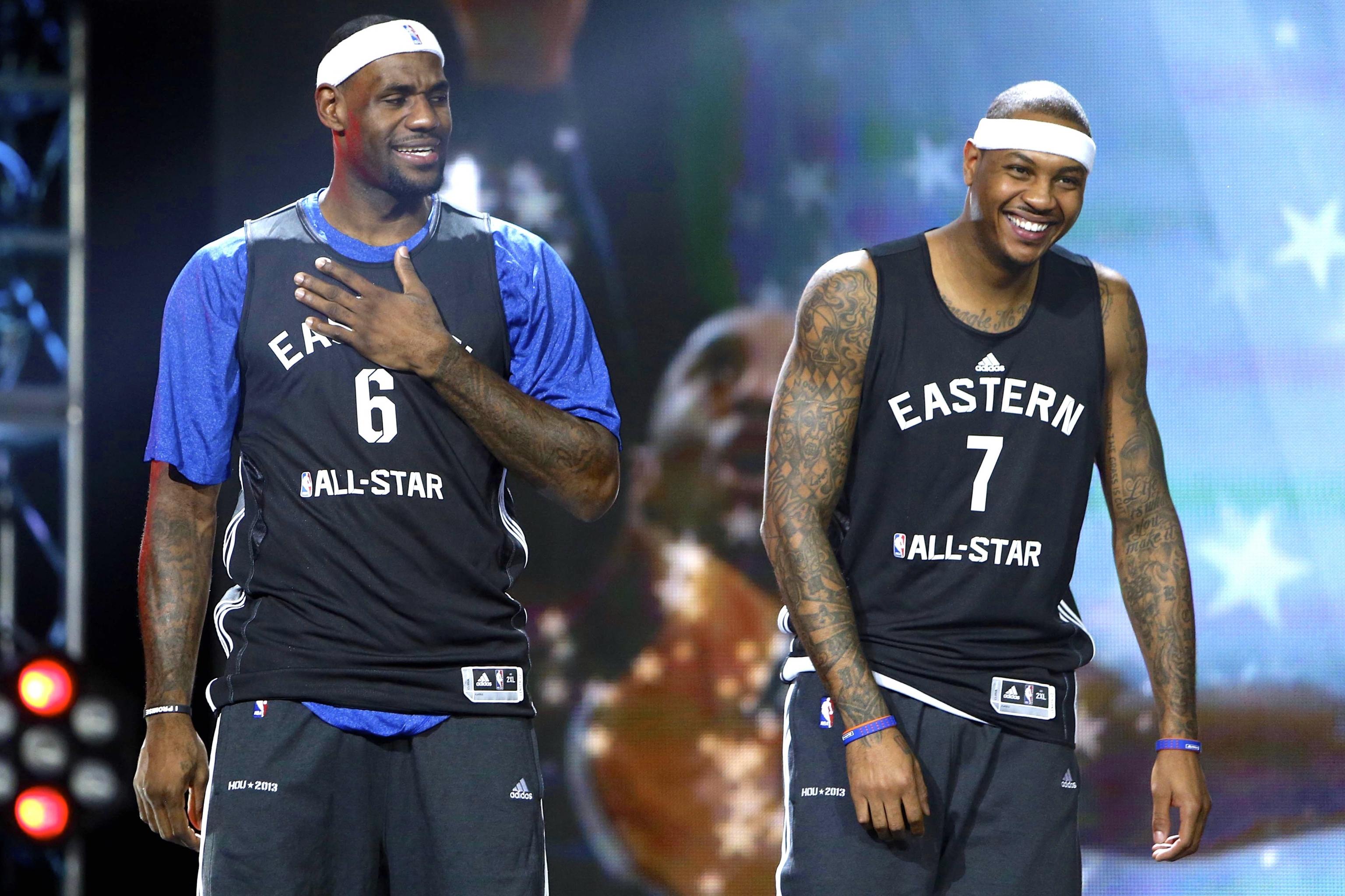 Carmelo Anthony - 2017 NBA All-Star Game - Eastern Conference - Game-Worn  Jersey - 1st Half Only