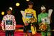 PARIS, FRANCE - JULY 21: Winner of the 2013 Tour de France, Chris Froome of Great Britain and SKY Procycling (C) celebrates alongside second placed, best young rider and King of the Mountain Nairo Quintana of Colombia and Movistar Team and winner of the Green Jersey Points Classification Peter Sagan of Slovakia and Cannondale on the podium after the twenty first and final stage of the 2013 Tour de France, a processional 133.5KM road stage ending in an evening race around the Champs-Elysees, on July 21, 2013 in Paris, France. (Photo by Bryn Lennon/Getty Images)