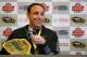 SONOMA, CA - JUNE 22: Joey Chestnut, current champion of Nathan's Annual Hot Dog Eating Contest and world number one ranked competitor by International Federation of Competitive Eating speaks at a press conference prior to the NASCAR Sprint Cup Series Toyota/Save Mart 350 at Sonoma Raceway on June 22, 2014 in Sonoma, California. (Photo by Tom Pennington/Getty Images)