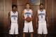 ORLANDO, FL - JUNE 27: Orlando Magic 2014 NBA Draft Picks Aaron Gordon, Elfrid Payton and Roy Devyn Marble pose for a portrait on June 27, 2014 at Amway Center in Orlando, Florida. NOTE TO USER: User expressly acknowledges and agrees that, by downloading and or using this photograph, User is consenting to the terms and conditions of the Getty Images License Agreement. Mandatory Copyright Notice: Copyright 2014 NBAE (Photo by Fernando Medina/NBAE via Getty Images)