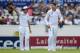 LEEDS, ENGLAND - AUGUST 03: England captain Andrew Strauss with Kevin Pietersen talk during day two of the 2nd Investec Test match between England and South Africa at Headingley on August 3, 2012 in Leeds, England. (Photo by Gareth Copley/Getty Images)