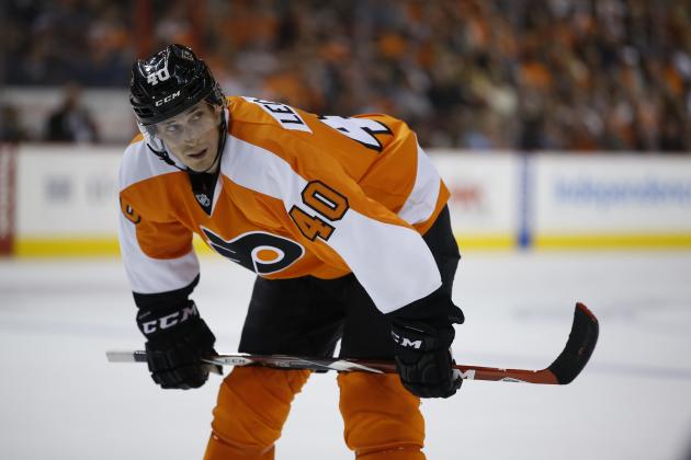 Philadelphia Flyers' Vincent Lecavalier in action during an NHL hockey game against the Columbus Blue Jackets, Thursday, April 3, 2014, in Philadelphia. (AP Photo/Matt Slocum)