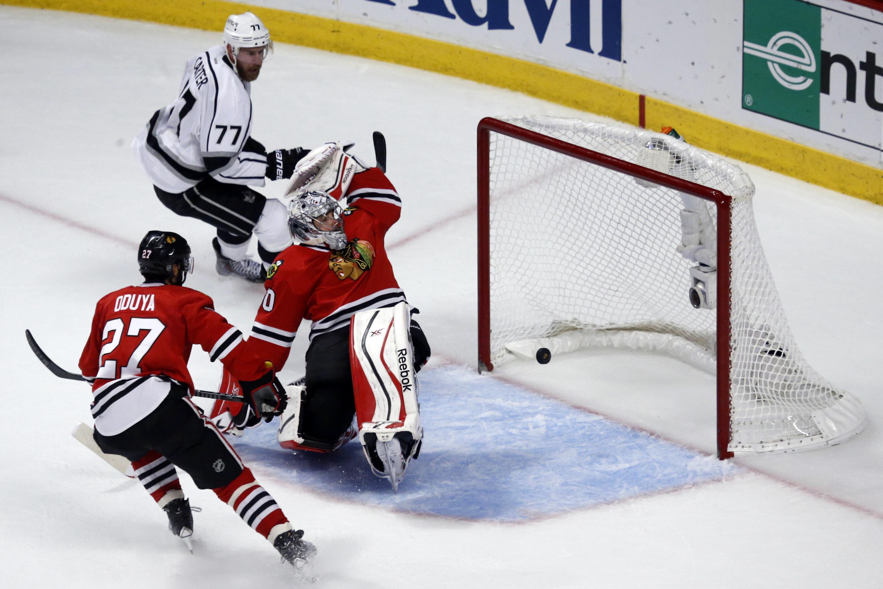 Corey Crawford - 2014 Stadium Series - Chicago Blackhawks - Black