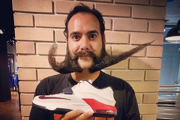 Man's Swoosh Beard Makes Him the Perfect Choice Be the Face | News, Scores, Highlights, Stats, and Rumors | Bleacher Report