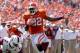 CLEMSON, SC - SEPTEMBER 7: D.J. Howard #22 of the Clemson Tigers rushes for a touchdown during the game against the South Carolina State Bulldogs at Memorial Stadium on September 7, 2013 in Clemson, South Carolina. (Photo by Tyler Smith/Getty Images)