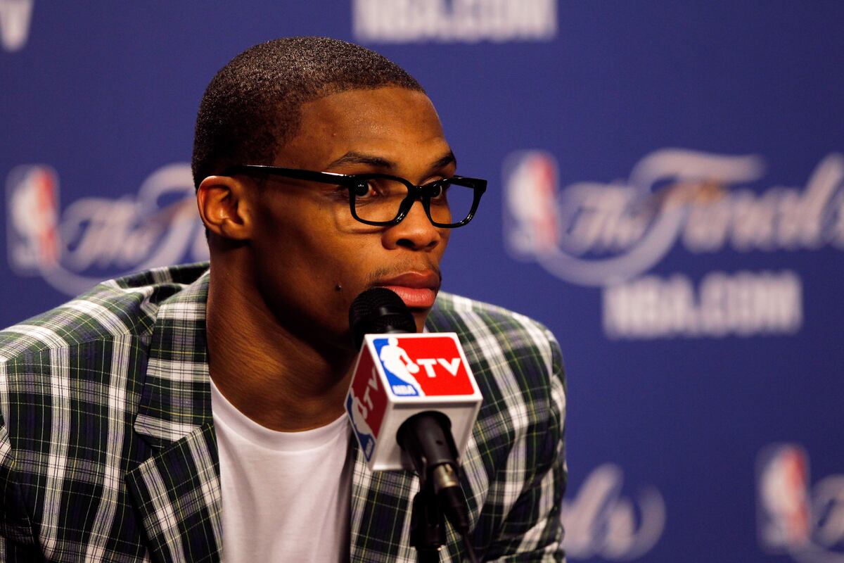 russel westbrook shies