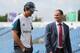 LEEDS, ENGLAND - JUNE 24: England captain Alastair Cook speaks with former captain Andrew Strauss ahead of day five of 2nd Investec Test match between England and Sri Lanka at Headingley Cricket Ground on June 24, 2014 in Leeds, England. (Photo by Gareth Copley/Getty Images)