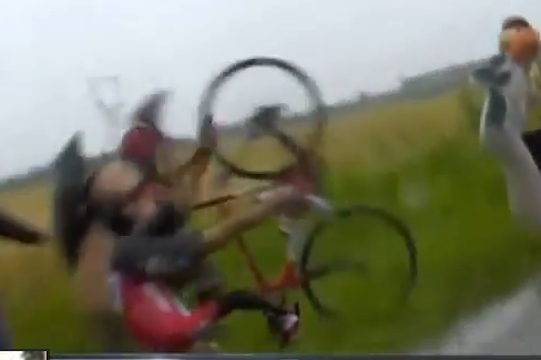 Danish Rider Lars Bak Flips Bike in Nasty Tour De France Crash | News ...
