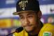 Brazil's Neymar talks to the media a press conference at the Granja Comary training center in Teresopolis, Brazil, Thursday, July 10, 2014. The Brazilian soccer star is back on his feet after suffering a broken vertebrae during a World Cup soccer match against Colombia. Brazil will be disputing a third place finish, without its star on Saturday. (AP Photo/Leo Correa)