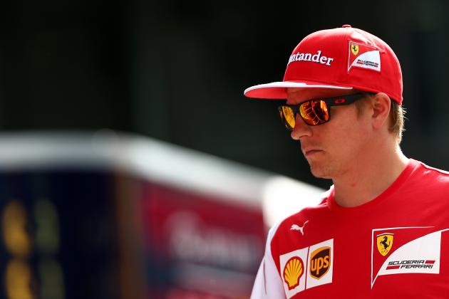 SPIELBERG, AUSTRIA - JUNE 20:  Kimi Raikkonen of Finland and Ferrari walks through the paddock during practice ahead of the Austrian Formula One Grand Prix at Red Bull Ring on June 20, 2014 in Spielberg, Austria.  (Photo by Mark Thompson/Getty Images)