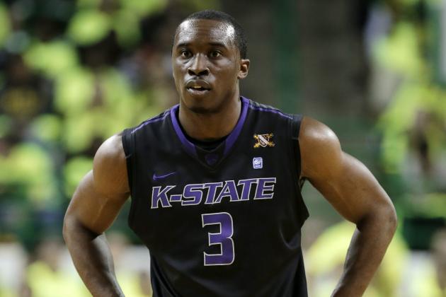Kansas State' Martavious Irving (3) during an NCAA college basketball game against Baylor Saturday, March 2, 2013, in Waco, Texas. Kansas State won 64-61. (AP Photo/Tony Gutierrez)
