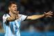 SAO PAULO, BRAZIL - JULY 09: Martin Demichelis of Argentina reacts during the 2014 FIFA World Cup Brazil Semi Final match between the Netherlands and Argentina at Arena de Sao Paulo on July 9, 2014 in Sao Paulo, Brazil. (Photo by Matthias Hangst/Getty Images)
