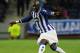 In this picture taken Sunday, Feb. 23, 2014 FC Porto's defender Eliaquim Mangala, from France, controls the ball against Estoril in a Portuguese League soccer match at the Dragao stadium, in Porto, Portugal. (AP Photo/Paulo Duarte)