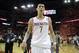 Apr 30, 2014; Houston, TX, USA; Houston Rockets guard Jeremy Lin (7) following the end of the game against the Portland Trail Blazers in game five of the first round of the 2014 NBA Playoffs at Toyota Center. Mandatory Credit: Andrew Richardson-USA TODAY Sports