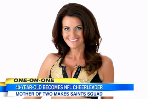 40-year-old mom becomes NFL cheerleader