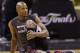 Miami Heat guard Ray Allen warms up during basketball practice on Wednesday, June 4, 2014 in San Antonio. They play Game 1 of the NBA Finals against the San Antonio Spurs on Thursday. (AP Photo/Eric Gay)