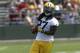 Green Bay Packers running back Eddie Lacy during an NFL football mini camp practice Tuesday, June. 17, 2014, in Green Bay, Wis. (AP Photo/Mike Roemer)
