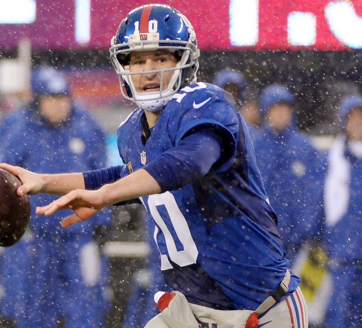 MVP quarterback Eli Manning and wide receiver Mario Manningham