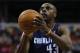 Charlotte Bobcats' Anthony Tolliver in action during an NBA basketball game against the Philadelphia 76ers, Wednesday, April 2, 2014, in Philadelphia. (AP Photo/Matt Slocum)