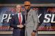 North Carolina State's T.J. Warren, right, poses for a photo with NBA Commissioner Adam Silver after being selected 14th overall by the Phoenix Suns during the 2014 NBA draft, Thursday, June 26, 2014, in New York. (AP Photo/Jason DeCrow)