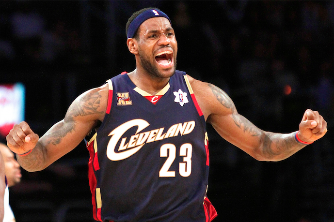 LeBron James from Cleveland Cavaliers  Nba jersey, Baller clothes, Sports  uniforms