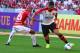 PORTO ALEGRE, BRAZIL - JULY 20: Welliton Silva of Internacional battles for the ball against Andre Santos of Flamengo during match between Internacional and Flamengo as part of Brasileirao Series A 2014, at Estadio Beira-Rio on July 20, 2014 in Porto Alegre, Brazil. (Photo by Lucas Uebel/Getty Images)