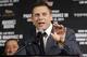 WWE Champion The Miz, center, speaks at a news conference to promote a world welterweight champioship bout between Manny Pacquiao, of the Philippines, and Juan Manuel Marquez, of Mexico, Pacquiao-Marquez III, in Beverly Hills, Calif., Wednesday, Sept. 7, 2011. The fighters will meet Saturday, Nov. 12, 2011, at the MGM Grand in Las Vegas. (AP Photo/Reed Saxon)