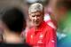 BOREHAMWOOD, ENGLAND - JULY 19: Arsenal manager Arsene Wenger looks on during the pre season friendly match between Borehamwood and Arsenal at Meadow Park on July 19, 2014 in Borehamwood, England. (Photo by Jordan Mansfield/Getty Images)